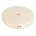 thumbnail image 3 of Funda antideslizante para taburete elevador redondo, funda para taburete de bar, para pub, salón, impermeable Beige_33x1cm, 3 of 9