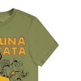thumbnail image 5 of Disney Women's Lion King Shirt, Classic Curved Hem Simba Hakuna Matata T-shirt Olive - XL, 5 of 5