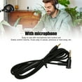 thumbnail image 4 of Upgrade Earphone Wire, Right Angle Plug Flexible 4.9ft Replacement Headphone Cable Reduce Current Noise Impact Plug And Play With Microphone For XL Headphones, 4 of 8
