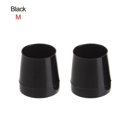 

1 pair New Non-slip Shockproof Shoes Accessories Round Shape Antislip High Heeler Silencer Heel Protector Heel Stoppers BLACK M