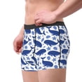 thumbnail image 3 of Kdxio Men's Boxer Briefs with Whale Print - Comfortable and Breathable Underwear for Everyday Wear, 3 of 7