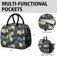 thumbnail image 6 of Lunch Bag Lunch Box for Women Reusable Insulated Lunch Bags,Water-Resistant Lemon Print Cooler Lunch Tote Bag, Large Capacity for Work Travel Picnic, 6 of 6