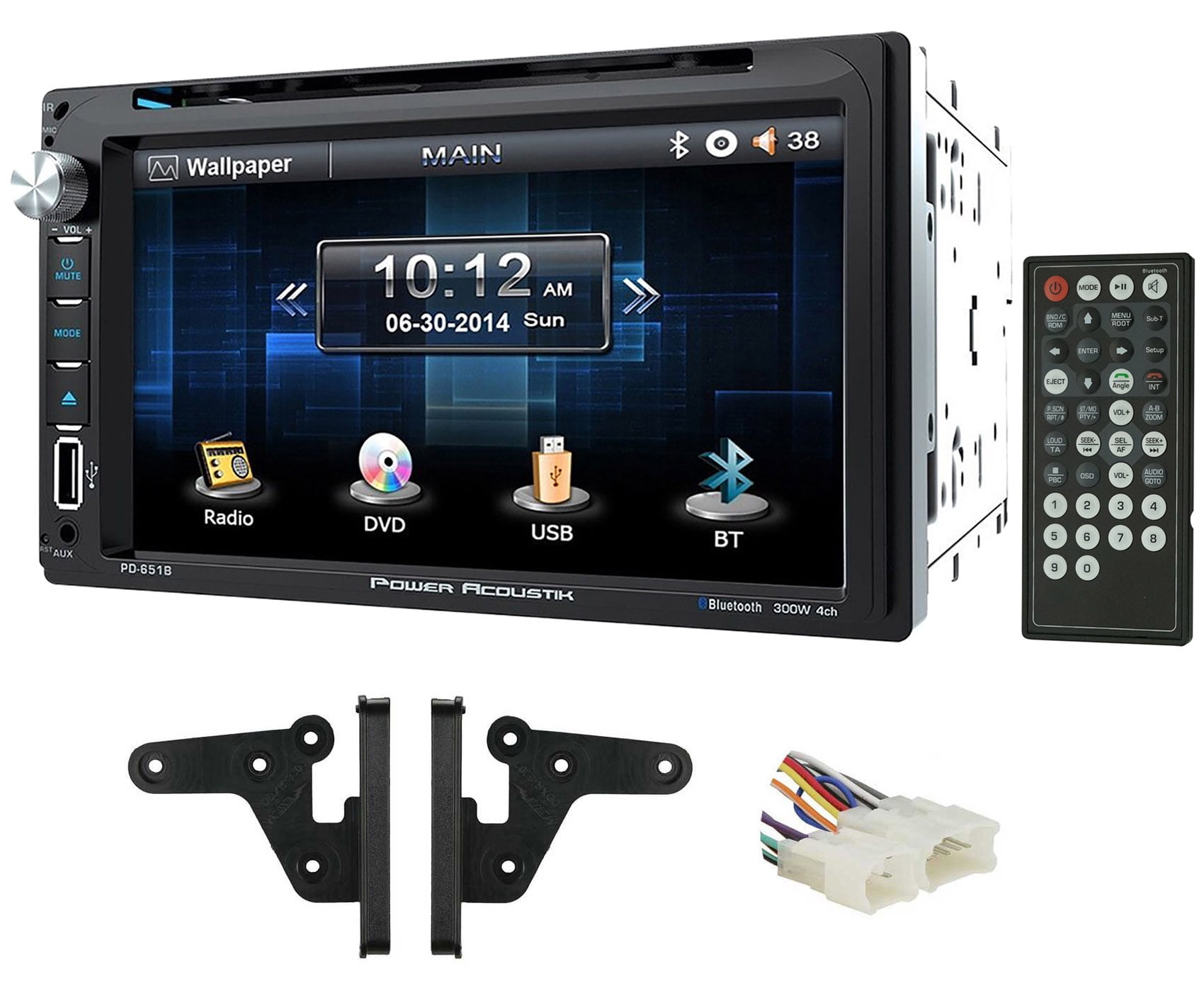 6.5” DVD/CD Player Receiver Monitor w/Bluetooth For 20012007 Toyota