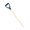 A, variant on D Handle Digging Shovel Featuring Construction For Long Lasting Use Hiking Gardeners Outdoor Enthusiasts