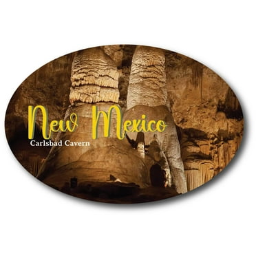 Magnet Me Up New Mexico Carlsbad Cavern State Scenic Oval Magnet Decal, 4x6 inch