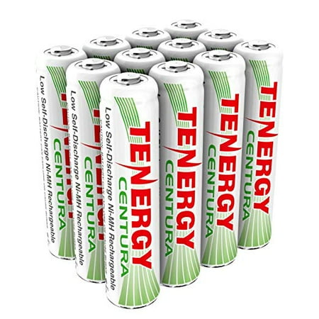 Discharge Nimh Battery - Tenergy Centura AAA 800mAh Low Self-Discharge (LSD) NiMH Rechargeable Batteries, 3 Cards 12-Pack