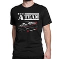 thumbnail image 1 of Camisetas hipster con el logotipo del coche E A-TEAM para hombre y mujer, de algodón puro, cuello redondo, manga corta, ideal como regalo., 1 of 7