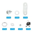 thumbnail image 3 of Unique Bargains 5/8 inch Cabinet Locks with Key, Cam Replacement Lock Cylinder Toolbox Lock Keyed Alike, Silver 2 Pack, 3 of 8