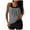 Gray, variant on Womens 2025 Tankini Swimsuits Tummy Control Flowy Swimwear Two Piece Bathing Suits Swim Tank Top with Boyshorts