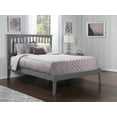 thumbnail image 2 of Mission Platform Bed with Open Foot Board in Gray and King, 2 of 5