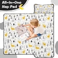 thumbnail image 4 of Multicolor Christmas Pattern Toddler Nap Mats for Kids Preschool,50"x20" Sleeping Mat Bag or Kids,Toddler Sleeping Bag,Toddler Nap Mat or Daycare, 4 of 6