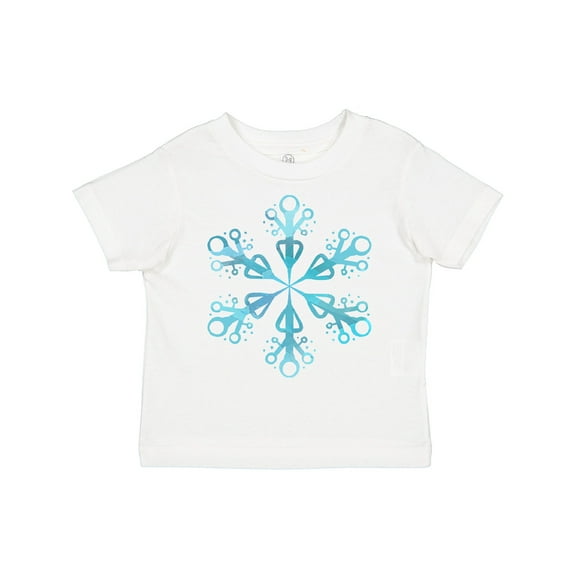 Inktastic Icy Blue Winter Snowflake Boys or Girls Toddler T-Shirt