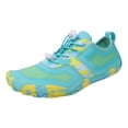 thumbnail image 5 of Rokment Hiking Barefoot Water Shoes for Women Men Beach Swim Pool River Quick Dry Athletic Wide Toe Outdoor Sport Kayaking Boating Rock Climbing Yoga Lake Diving Mint Green Size 8.5, 5 of 6