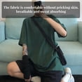 thumbnail image 4 of Camiseta de mujer de manga corta, cuello redondo, color sólido, camiseta informal, verde, L Inevent AP001185-06B, 4 of 7