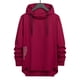 thumbnail image 1 of pstuiky camisa de manga larga para hombre, Sudadera con capucha deportiva de manga larga para hombre, holgada, de color liso, informal, para hombre salir tops xl, 1 of 4