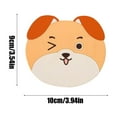 thumbnail image 3 of Harlier Funny Dog Coasters for Drinks, Cute Cat Silicone Small Coasters for Coffee Table Dinning Room Desk Decorations, Non Slip Hot Pads for Beverage Drink Tea Home Gift Idea, 3 of 6