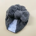 thumbnail image 4 of Baby Hat Solid Color Thicken Cute Lightweight Kid Bonnet for Daily Wear, 4 of 10