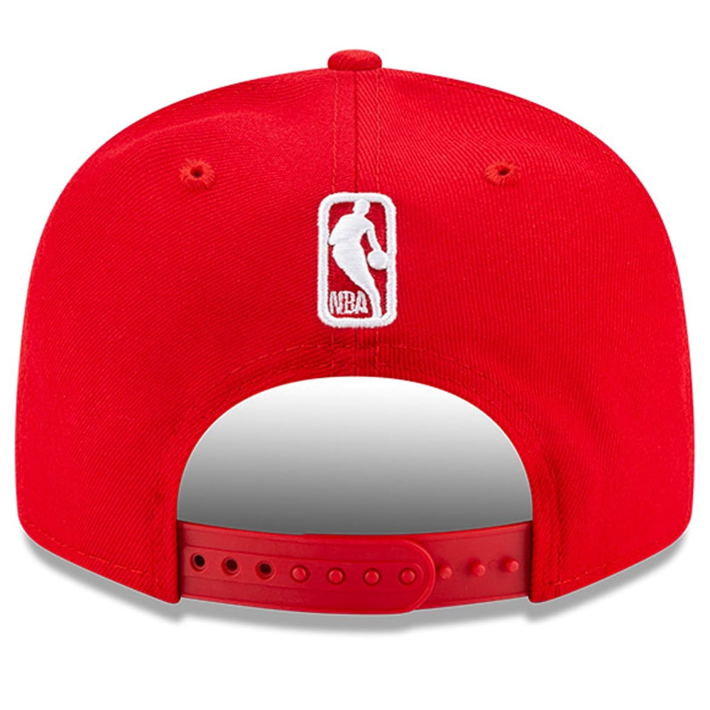 Men's New Era Red Houston Rockets Official Team Color 9FIFTY Snapback Hat