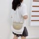 thumbnail image 4 of Sywqhk Moda Mujer Contraste Color Gato Forma Hombro Bolso Pu Mini Bolso (Oro) Sywqhk Para estrenar, 4 of 9