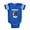 Royal Blue, variant on CafePress - Foxhound - Cute Infant Baby Football Bodysuit