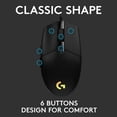 thumbnail image 2 of Precision Gaming Mouse With 6000 Dpi Sensor, Customisable Light Sync Rgb For Enhanced Visuals, Programmable Buttons For Custom Commands, Button, 2 of 5