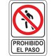 thumbnail image 1 of Señalamientos Prohibitivos Señalamientos Prohibitivos 30x40 cm Prohibido el Paso Fotoluminicente, 1 of 1