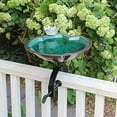thumbnail image 3 of Lilypad Birdbath with Over Rail Bracket, 3 of 4