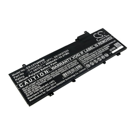 4600mAh SB10K97621 L17M3P71 L17L3P71 01AV479 SB10K97620 01AV478 Battery for Lenovo ThinkPad T480s 20L7A00TCD ThinkPad T480s-20L8