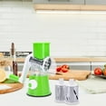 thumbnail image 2 of Manual Meat Grinder, 3-in-1 Vegetable Chopper, Hand Cranked Food Processor for Slicing Dicing Grating(Green), 2 of 6