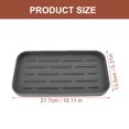 thumbnail image 2 of ELAYARD Silicone Kitchen Drying Mat Non- Dish Drying Mat for Home and Restaurant Use Grey 1 Piece, 2 of 8