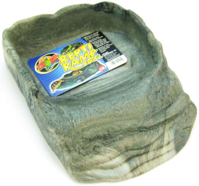 Zoo Med Repti Ramp Bowl Large (10"L x 8"W) Pack of 3