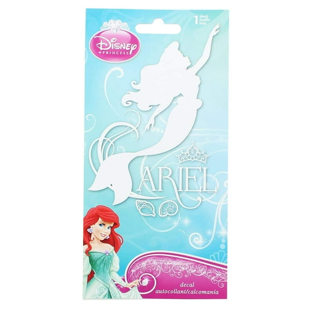 Calcomanía Ariel La Sirenita para coche, portátil o Surface