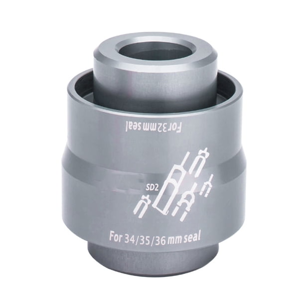 Toystoory Kit de herramientas de instalación de sello de polvo de tubo de horquilla delantera de bicicleta ZTTO, accesorio de mantenimiento Ciclismo Gris