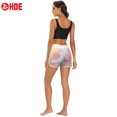 thumbnail image 6 of HDE Women Dolphin Shorts Running Workout Clothes Rainbow Tie Dye Small, 6 of 10