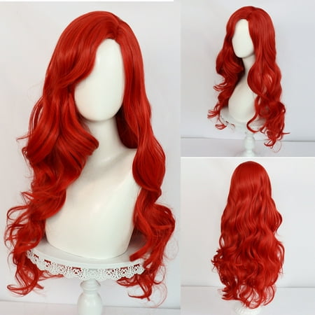 

67cm Red Long Roll High Temperature Silk Hair Cover
