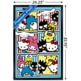 thumbnail image 3 of Hello Kitty and Friends: 21 Core - Group Photos Wall Poster, 22.375" x 34" Framed, 3 of 5