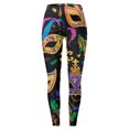 thumbnail image 3 of MKLEKYY Leggings push up para mujer, leggings estampados para mujer, leggings de ejercicio para fitness, pantalones de yoga 3852, 3 of 3