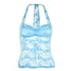 thumbnail image 2 of Top transparente con encaje para mujer, blusa sexy y casual de manga corta., 2 of 8