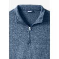 thumbnail image 2 of KingSize Men's Big & Tall Quarter Zip Fleece Sweater, 2 of 5