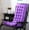 Purple, variant on Summer Chaise Lounge Cushion for Rocking Chair, Rattan Chair, Sofa, and Floor - Thickened Cushion for Comfort
