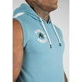 thumbnail image 3 of Oswego S/L Hooded T-shirt - Blue, 3 of 8