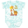 thumbnail image 3 of Inktastic My Mimi Loves Me Giraffe Boys or Girls Baby Bodysuit, 3 of 5
