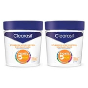 Clearasil Ultra 5 In 1 Acne Face Wash Pads, 90 Count (Pack Of 2).