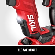 SKIL DL6300D-12 Brushless 12V/20V Flip Drill 20V Kit, Torque Adjustment and Display with 2.0Ah Battery and Charger