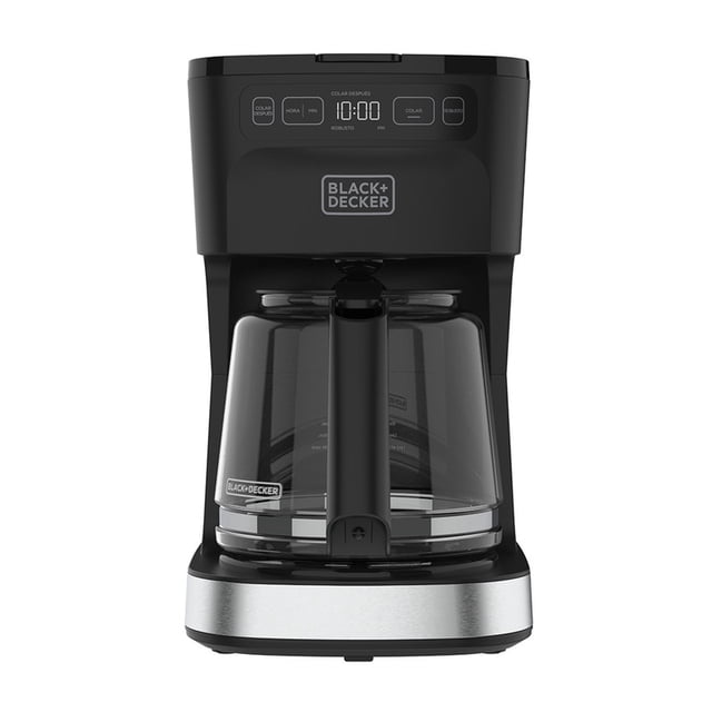 Cafetera Black+Decker 12 Tazas Programable Café Craft Negra