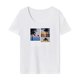 thumbnail image 1 of Camiseta para mujer, camisetas de verano, disfraz sencillo y suave, camiseta con cuello redondo para el trabajo, regalo para mujer M, 1 of 7
