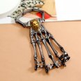 thumbnail image 2 of Aleación de joyería de mano de Halloween - Pulsera de dedo de hueso de brazalete de esqueleto punk de moda, 2 of 2