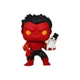 thumbnail image 3 of Funko Pop! Marvel: Red Hulk avec Snowman figurine en vinyle, 3 of 3
