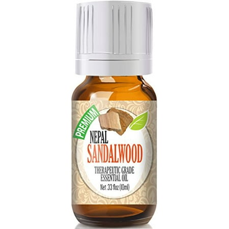 Healing Solutions - Sandalwood (Nepal) Oil (10ml) 100% Pure, Best Therapeutic Grade Essential Oil - (Best Sandalwood Oil In India)