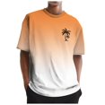 thumbnail image 5 of TSADFHJI T-Shirts Graphiques pour Hommes 2Xlt Automne T-Shirt Imprimé Numérique 3D Manches Courtes Col Rabattu L Jaune, 5 of 5